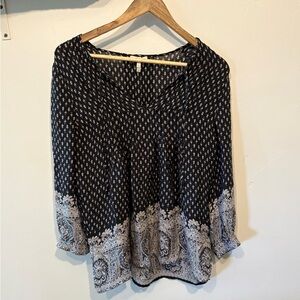 Joie Silk Peasant Blouse